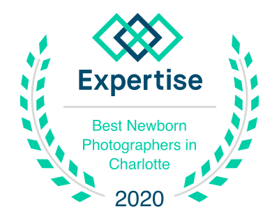 Voted best newborn photographer in Charlotte by Expertise