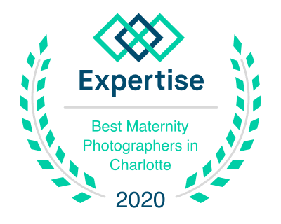 Voted best maternity photographer in Charlotte by Expertise